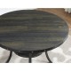 4 Seater Dining Set with 4 Cushioned Chairs and Round Dining Table
