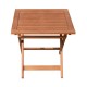 Syreeta Folding Solid Wood Side Table