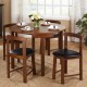 Space Saving Round Shape 4 seater dining table set
