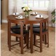 Space Saving Round Shape 4 seater dining table set