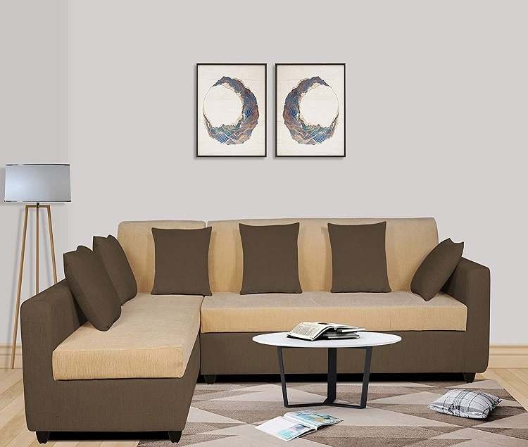 Indian Style L Shape Sofa Design